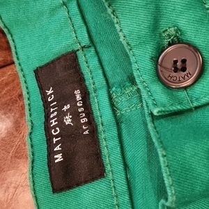 MATCH mens green pants☘️